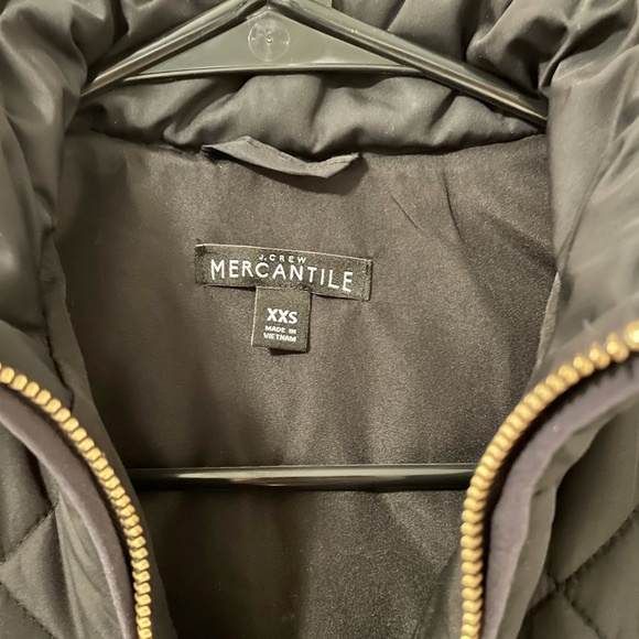 J. Crew Puff Vest Black - Picture 6 of 6